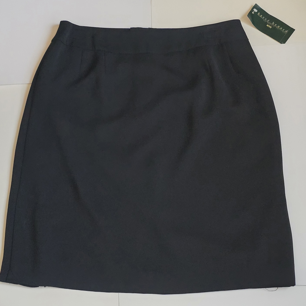 Harve Benard Classic Black Pencil Skirt